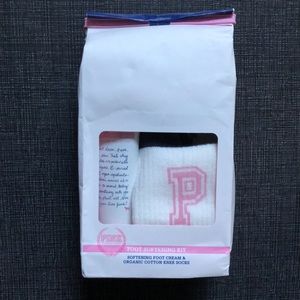 PINK Victoria’s Secret Foot Softening Kit: lotion and organic cotton socks